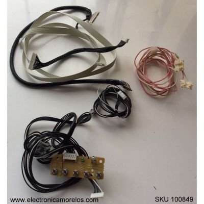 KIT DE CABLES PARA TV / SANYO / PWB.CONTROL-N6EE / 1AA4B10N2160A / K19FRA / MODELO DP46848